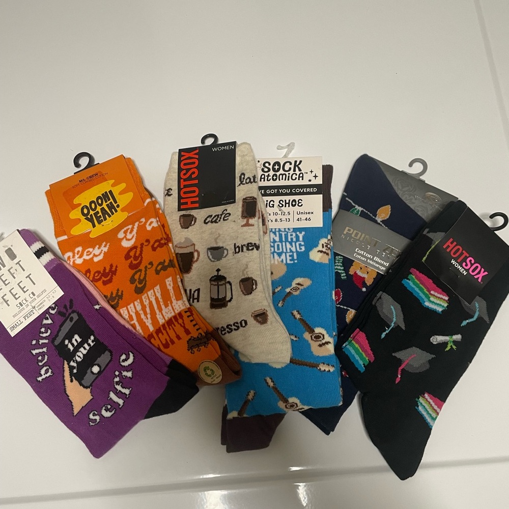 Hot Sox & More Men's/ Women’s Variety Colorful Patterned Socks All Sizes